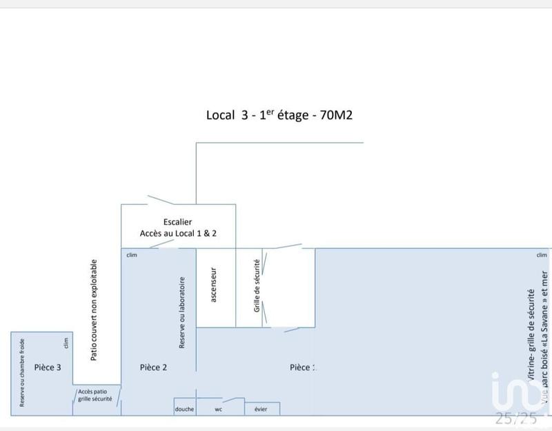 Local commercial - 140 m²