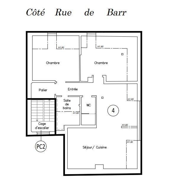 Appartement - 71 m² - 3 pièces