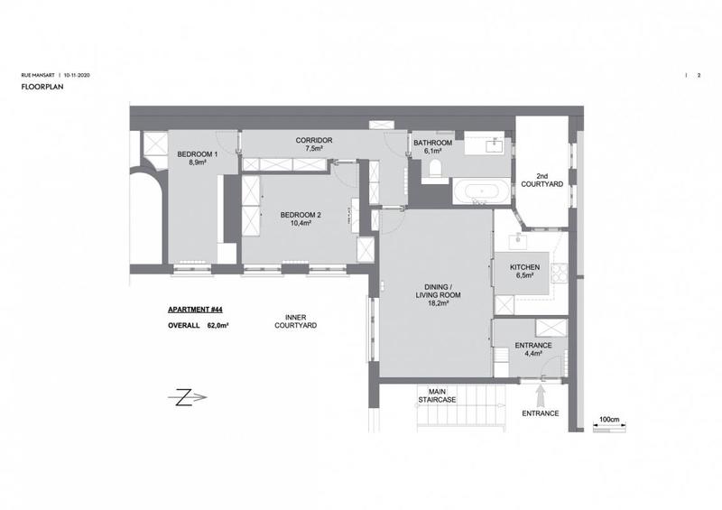 Appartement - 61 m² - 3 pièces