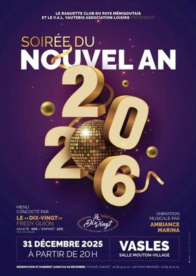 Nouvel an 2026 à Vasles !