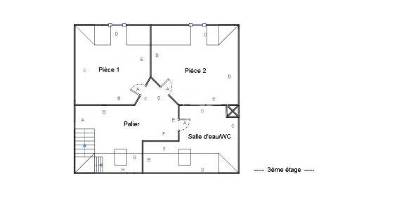 Immeuble - 230 m² - 2 pièces