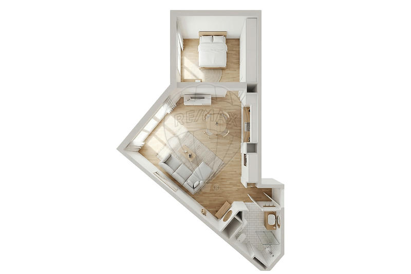 Appartement - 63 m² - 2 pièces