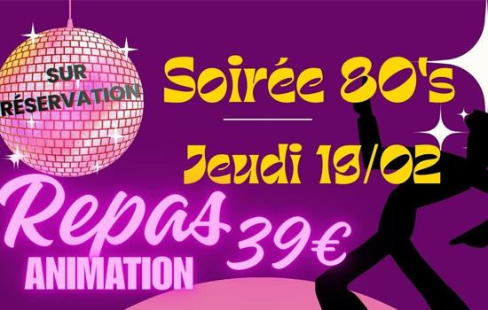 Soirée 80's