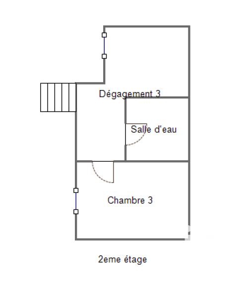 Maison de village - 103 m² - 4 pièces