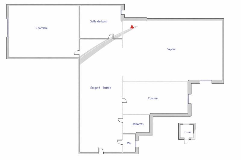 Appartement - 70 m² - 2 pièces