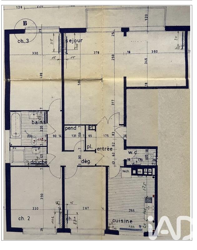 Appartement - 107 m² - 4 pièces