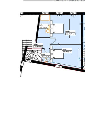 Maison de village - 95 m² - 4 pièces