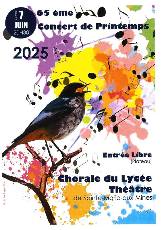 Concert de Printemps de la chorale du Lycée