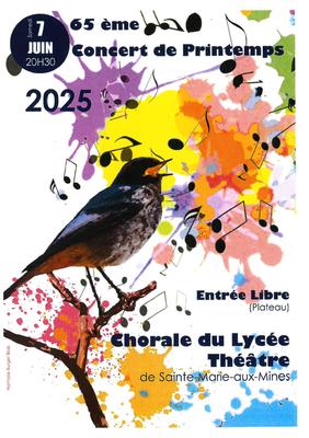 Concert de Printemps de la chorale du Lycée