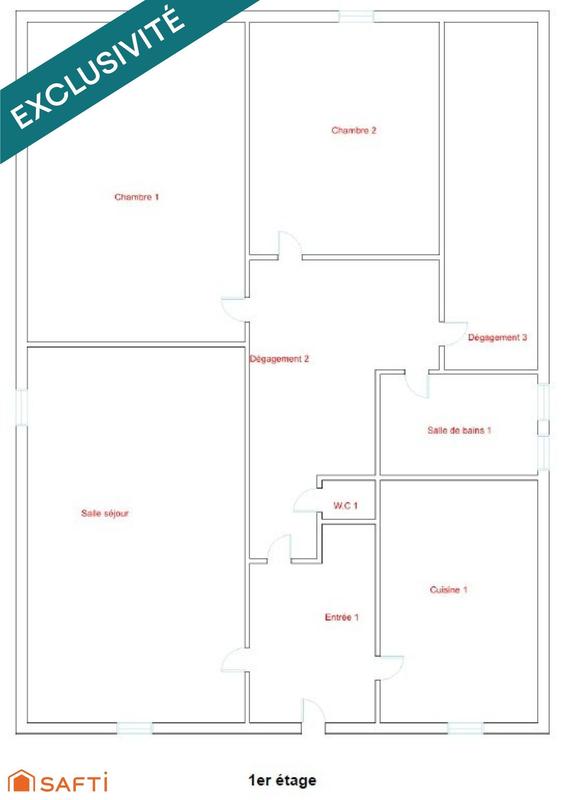 Maison - 175 m² - 8 pièces