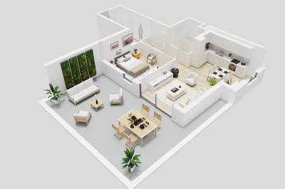 Appartement - 71 m² - 3 pièces