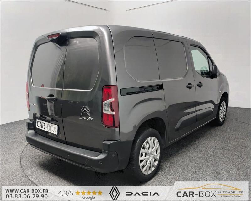 Citroën Berlingo Van m 130 Ch Bva Camera-Angles Morts-Radars-Clim Auto-Navigation-Android Auto-Apple Carplay