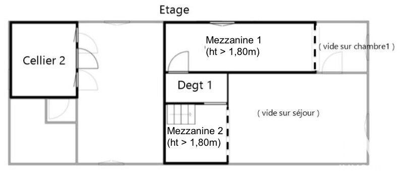 Appartement - 86 m² - 3 pièces