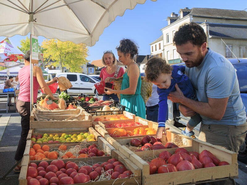 Le stand « tourisme &amp; loisirs » en Coteaux Béarn Madiran s’invite au marché !