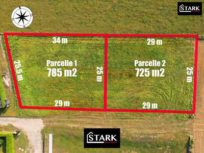 Terrain - 785 m²