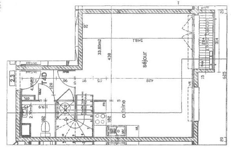 Duplex - 87 m² - 4 pièces