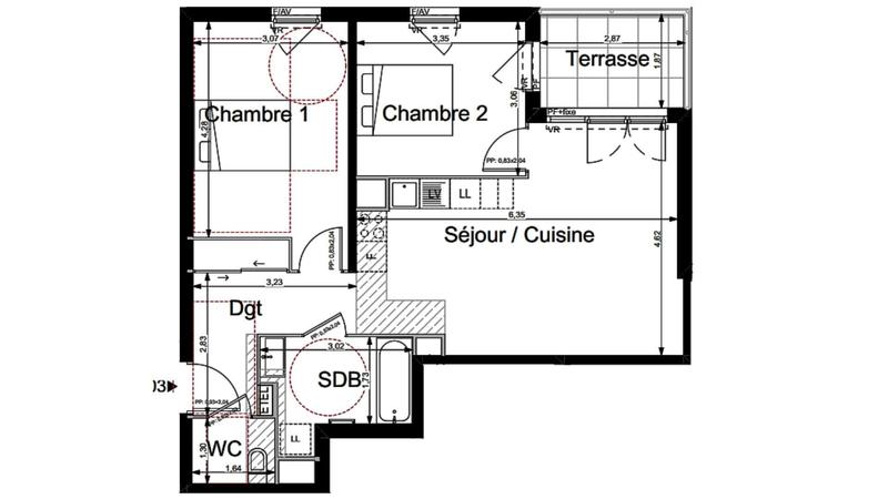 Duplex - 78 m² - 4 pièces