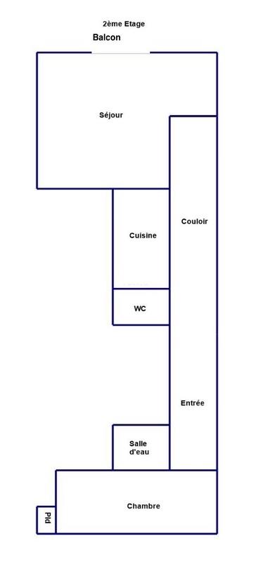 Appartement - 66 m² - 2 pièces