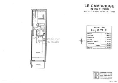Appartement - 39 m² - 2 pièces