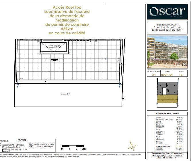 Appartement - 144 m² - 5 pièces