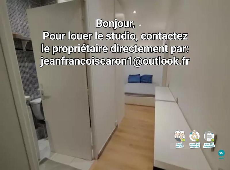 Studio - 25 m² - 1 pièce