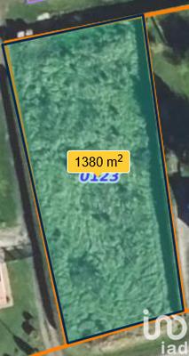 Terrain - 1 380 m²