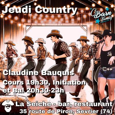 Cours et initiation Country avec Claudine Bauquis