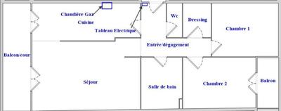 Appartement - 79 m² - 3 pièces