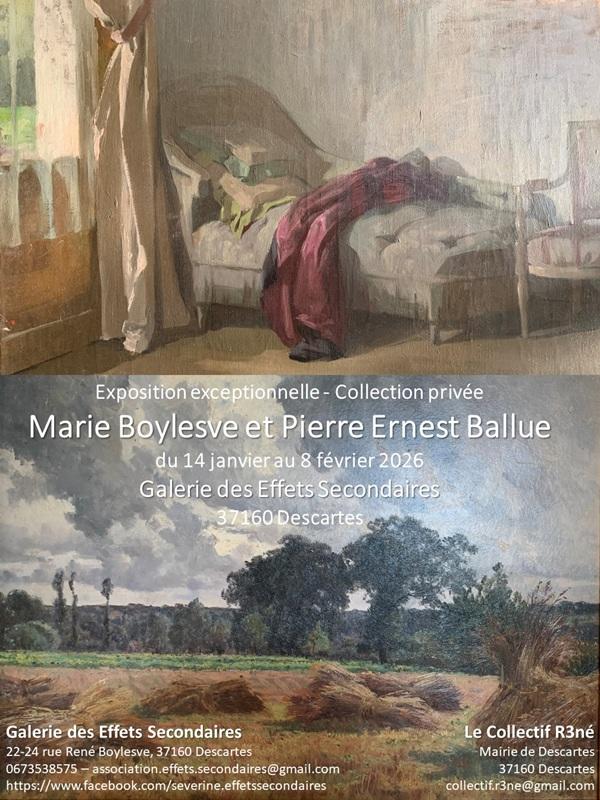 Exposition Marie Boylesve et Pierre Ernest Ballue