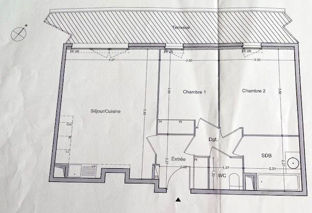 Appartement - 60 m² - 3 pièces