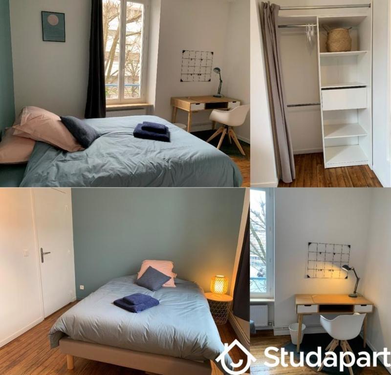 Chambre - 12 m² - 1 pièce