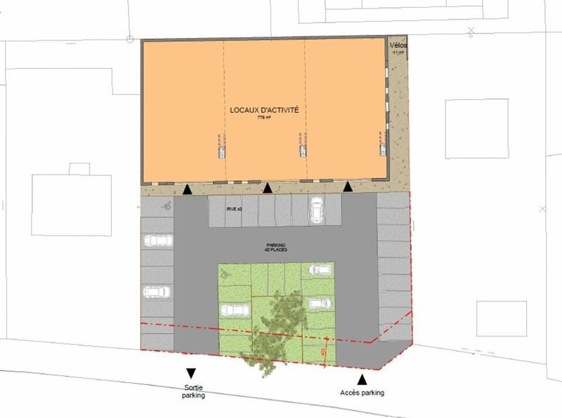 Local commercial - 1 100 m²