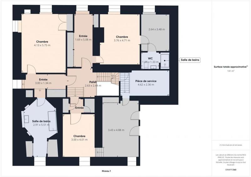 Maison - 258 m² - 12 pièces