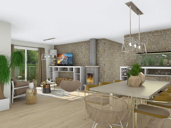 Maison - 92 m² - 4 pièces