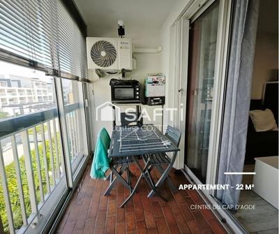 Appartement - 22 m² - 1 pièce
