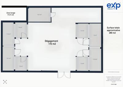 Entrepôt - 286 m²