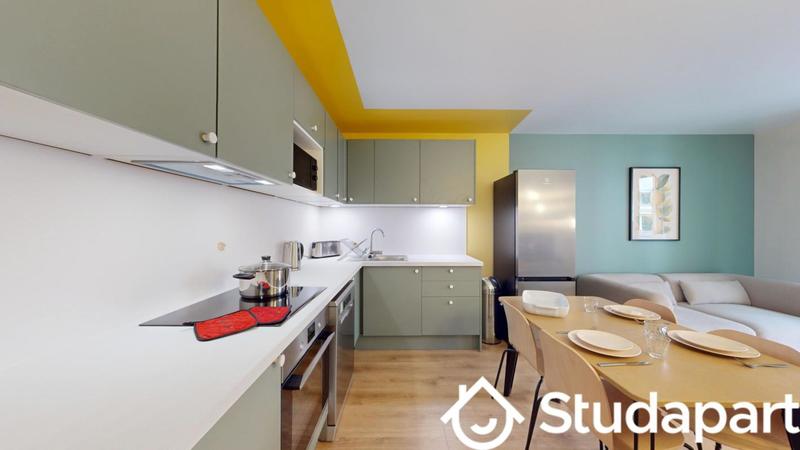 Chambre - 9 m² - 1 pièce