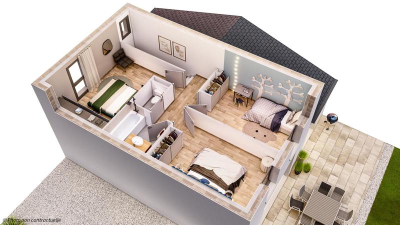 Maison - 111 m² - 6 pièces