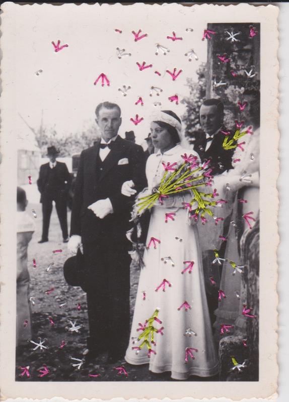 Photographies brodées