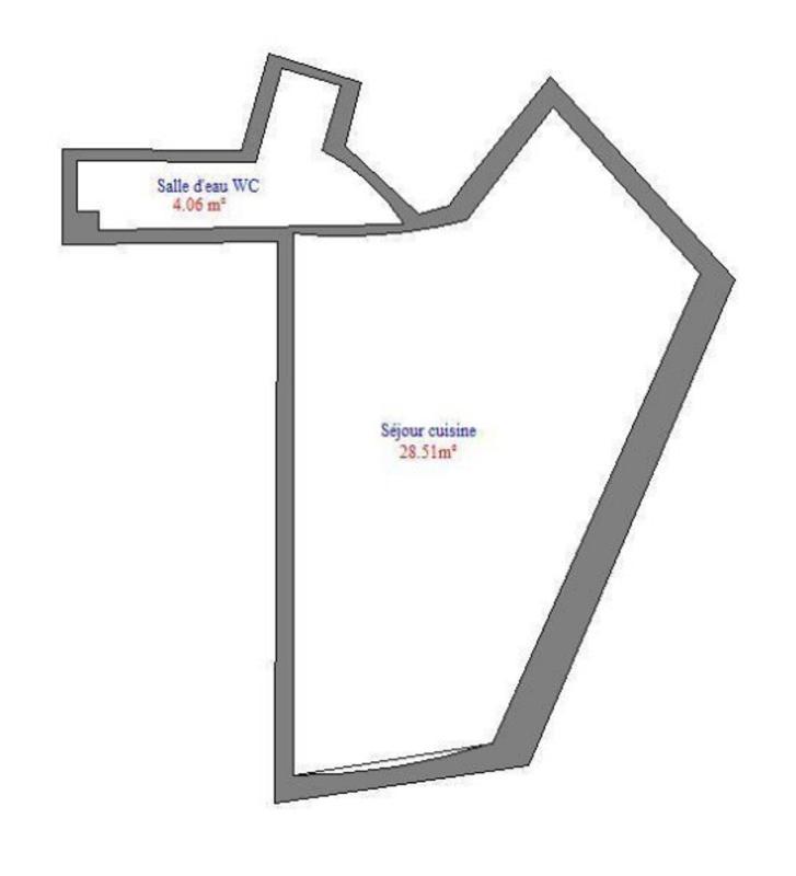 Studio - 32 m² - 1 pièce