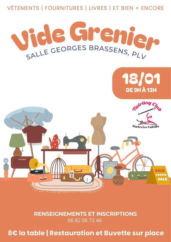 Vide grenier du twirling club