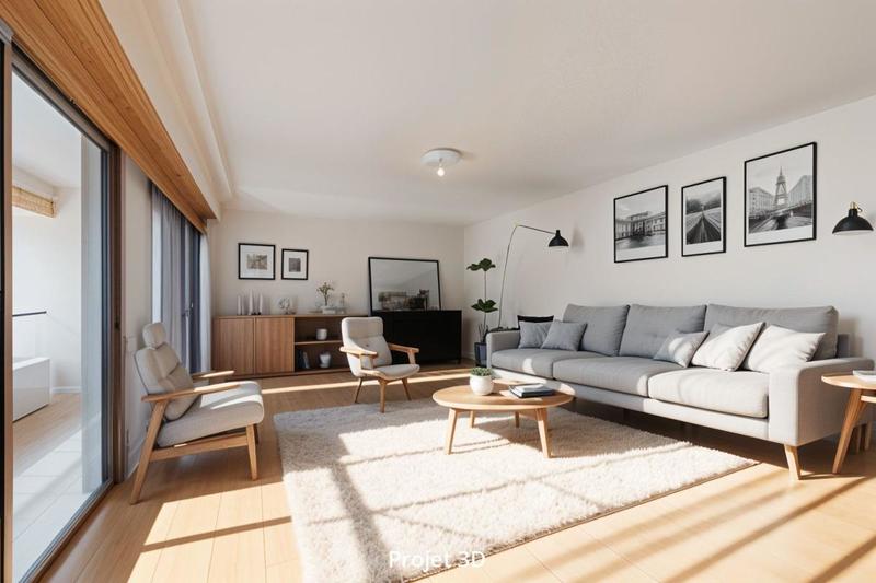 Appartement - 89 m² - 3 pièces