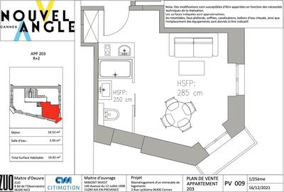 Appartement - 18 m² - 1 pièce