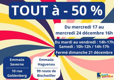 Braderie de fin d'année