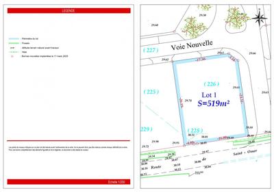 Terrain de lotissements - 502 m²