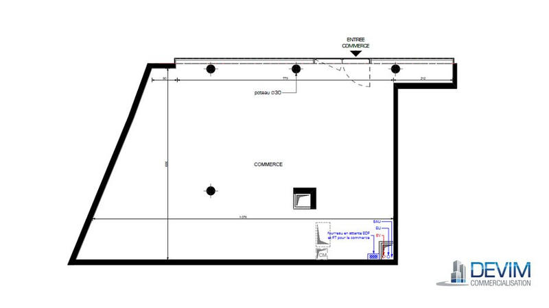 Local commercial - 71 m²