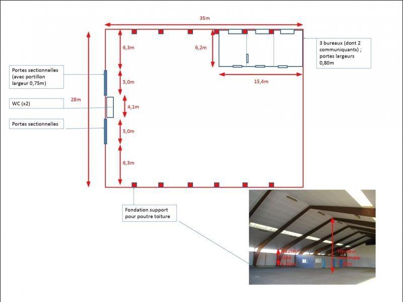 Local d'activités - 980 m²