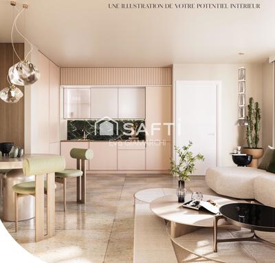 Appartement - 62 m² - 3 pièces