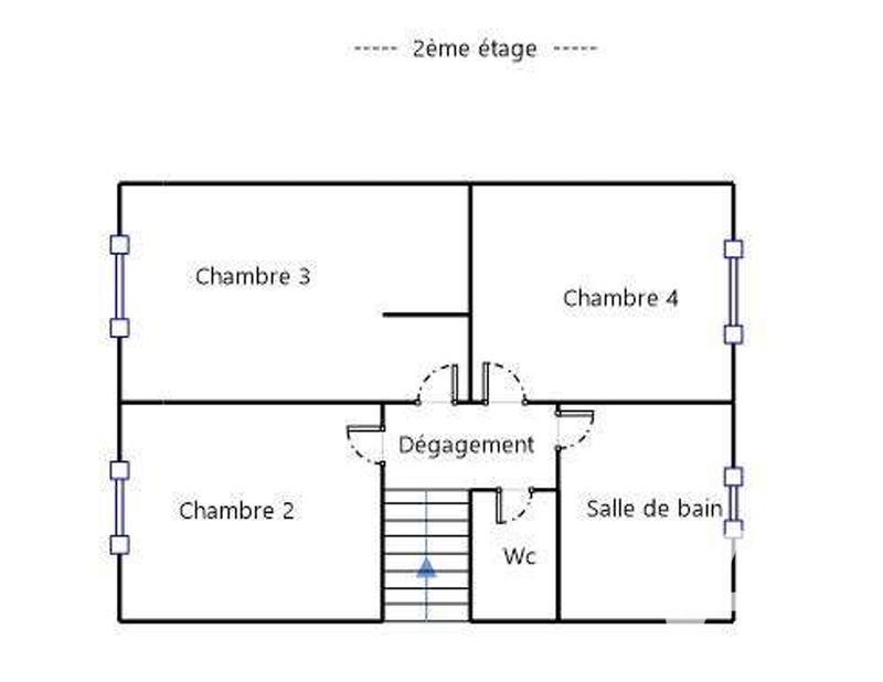 Maison de ville - 112 m² - 6 pièces
