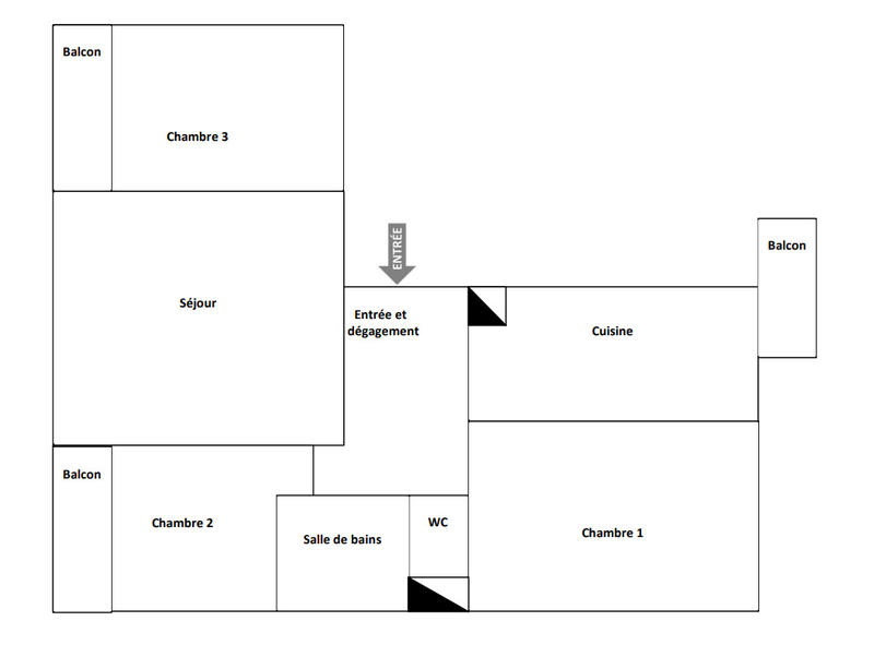 Appartement - 77 m² - 4 pièces